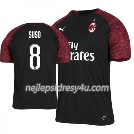 Fotbalový Dres AC Milán Suso 8 Alternativní 2018/19